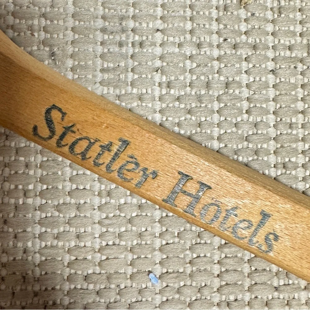 Hilton Hotels, Statler Hotels Around The World Wooden Hanger